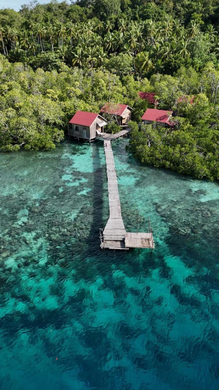 Raja Ampat Blue Sea Villa Besir Eksteriør bilde